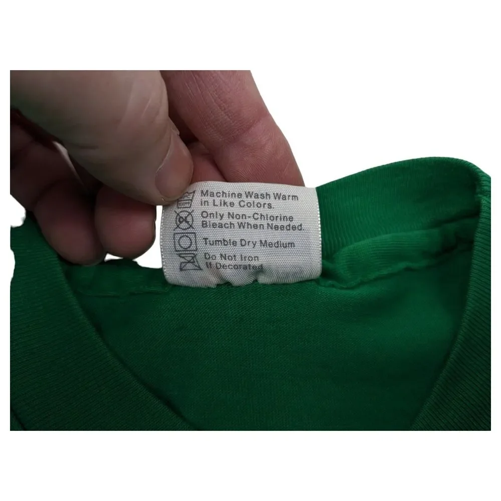 Vintage 80s St. Patrick's Day 8K Run‎ Anoka MN T-Shirt Green Size XL Rare